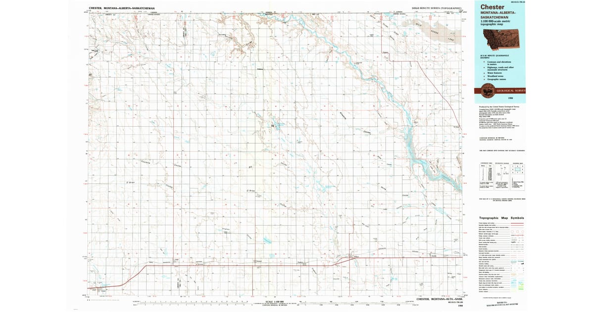 1980s Maps of Saint Johns, MT | Pastmaps
