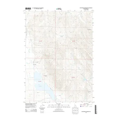 2013 Map of Chesterfield Reservoir, 2013 Print