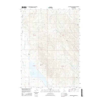 2017 Map of Chesterfield Reservoir, 2017 Print
