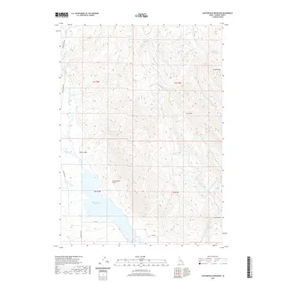 2020 Map of Chesterfield Reservoir, 2020 Print