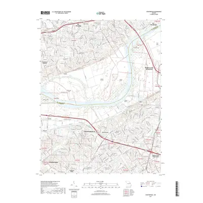 2017 Map of Chesterfield, 2017 Print