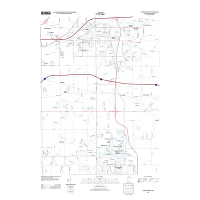 2013 Map of Chesterton, 2013 Print