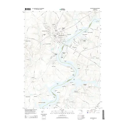 2014 Map of Chestertown, 2014 Print
