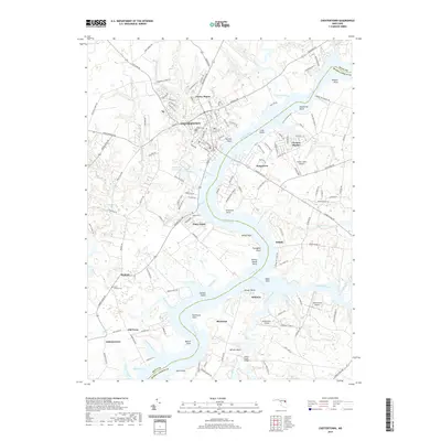 2019 Map of Chestertown, 2019 Print