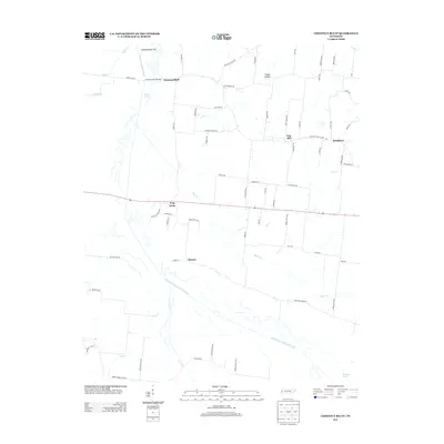 2013 Map of Chestnut Bluff, 2013 Print