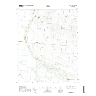 2019 Map of Chestnut Bluff, 2019 Print