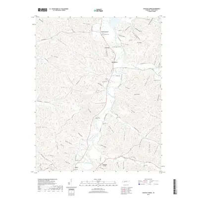 2019 Map of Chestnut Grove, 2019 Print