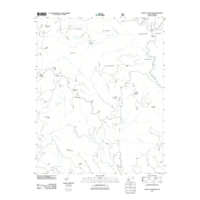 2011 Map of Chestnut Mountain, 2011 Print