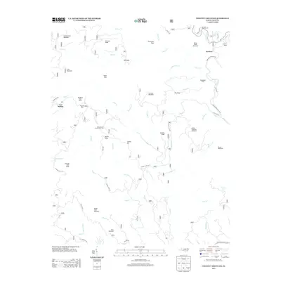 2013 Map of Chestnut Mountain, 2013 Print