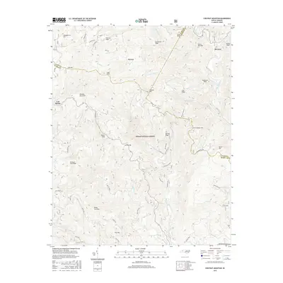 2016 Map of Chestnut Mountain, 2016 Print