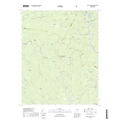 2019 Map of Chestnut Mountain, 2019 Print