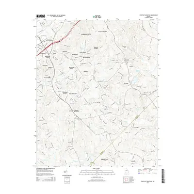 2014 Map of Chestnut Mountain, 2014 Print