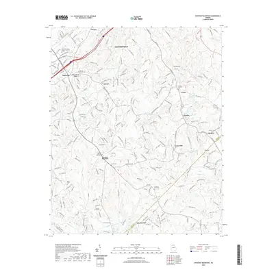 2020 Map of Chestnut Mountain, 2020 Print