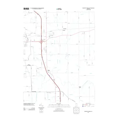 2013 Map of Chestnut Ridge, 2013 Print