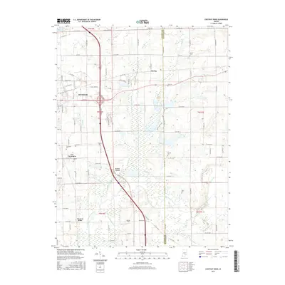 2016 Map of Chestnut Ridge, 2016 Print