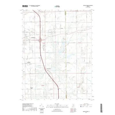 2019 Map of Chestnut Ridge, 2019 Print