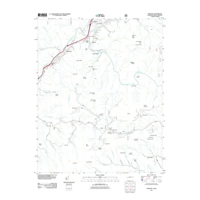 2011 Map of Chestoa, 2011 Print