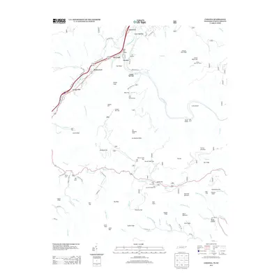 2013 Map of Chestoa, 2013 Print