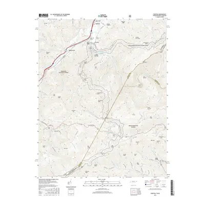 2016 Map of Chestoa, 2016 Print
