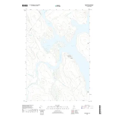 2018 Map of Chesuncook, 2018 Print