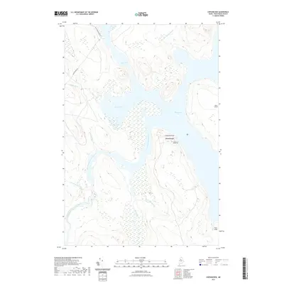 2021 Map of Chesuncook, 2021 Print