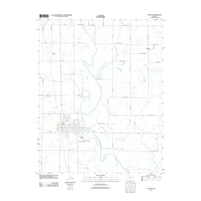 2012 Map of Chetopa, 2012 Print