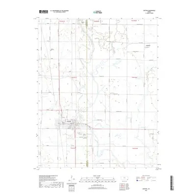 2018 Map of Chetopa, 2018 Print