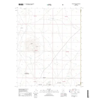 2018 Map of Chevelon Butte, 2018 Print