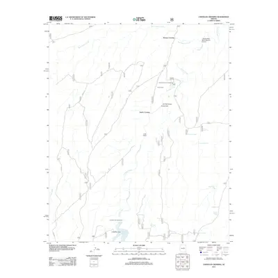 2011 Map of Chevelon Crossing, 2011 Print