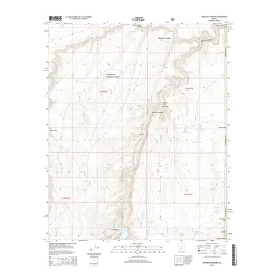 2014 Map of Chevelon Crossing, 2014 Print