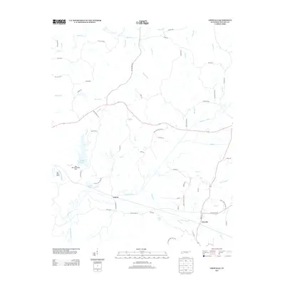 2013 Map of Chewalla, 2013 Print