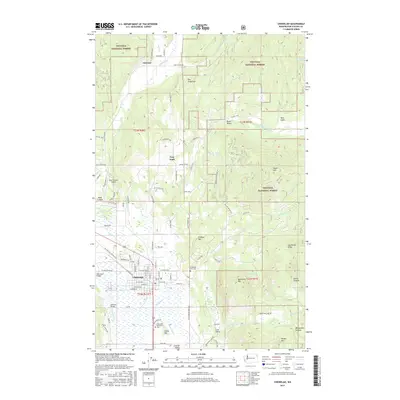 2017 Map of Chewelah, 2017 Print