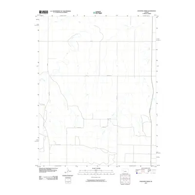 2009 Map of Cheyenne Creek, 2009 Print