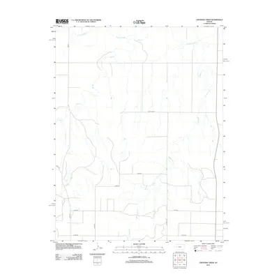2012 Map of Cheyenne Creek, 2012 Print