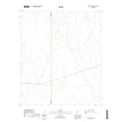 2019 Map of Cheyenne Draw SE, 2019 Print