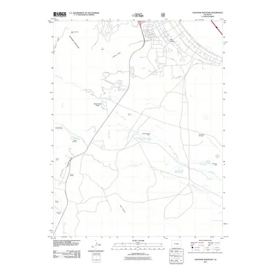 2011 Map of Cheyenne Mountain, 2011 Print