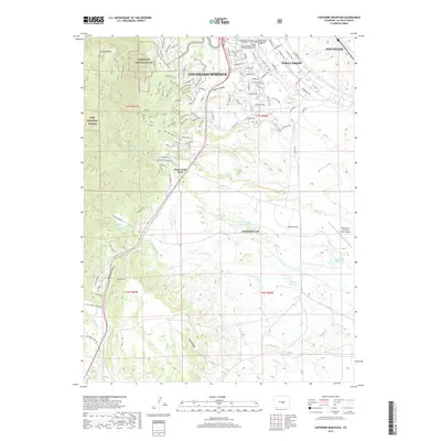 2019 Map of Cheyenne Mountain, 2019 Print