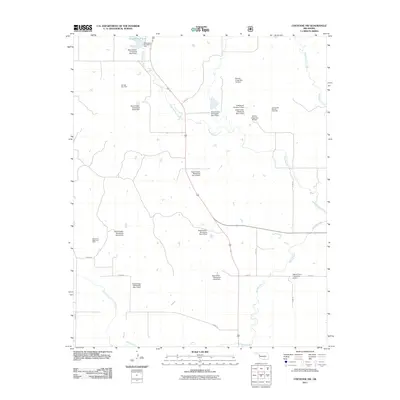 2011 Map of Cheyenne NW, 2011 Print