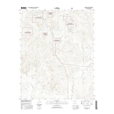 2016 Map of Cheyenne NW, 2016 Print