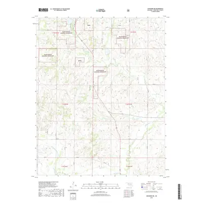 2018 Map of Cheyenne NW, 2018 Print