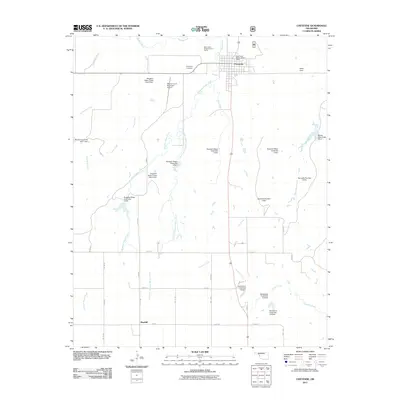 2011 Map of Cheyenne, 2011 Print