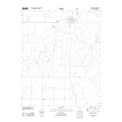 2012 Map of Cheyenne, 2012 Print