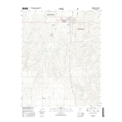 2016 Map of Cheyenne, 2016 Print