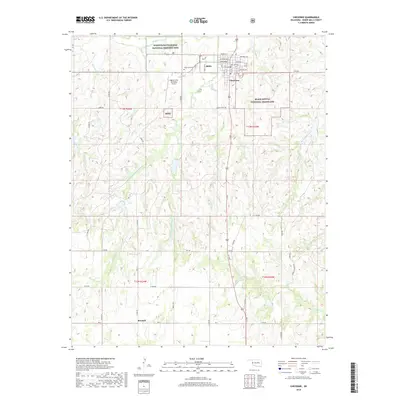 2018 Map of Cheyenne, 2018 Print