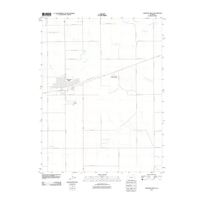 2010 Map of Cheyenne Wells, 2010 Print