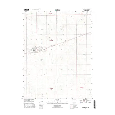 2016 Map of Cheyenne Wells, 2016 Print