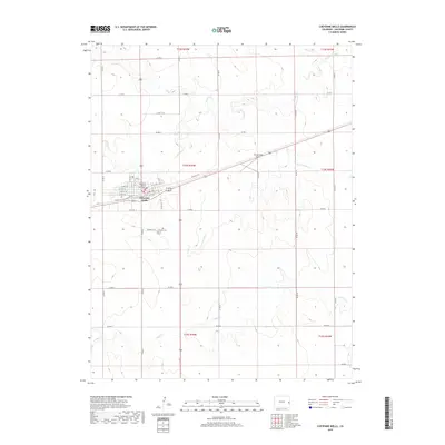 2019 Map of Cheyenne Wells, 2019 Print