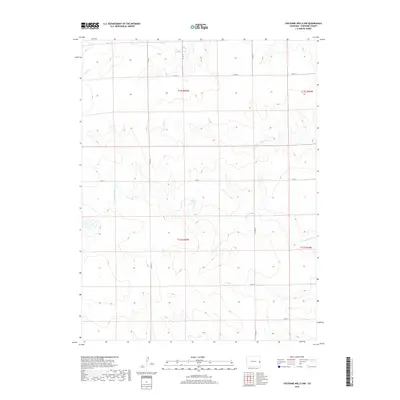 2019 Map of Cheyenne Wells NW, 2019 Print