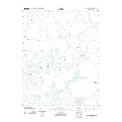 2011 Map of Chicamacomico River, 2011 Print