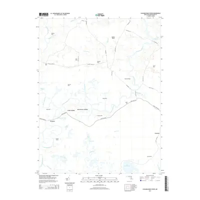2014 Map of Chicamacomico River, 2014 Print